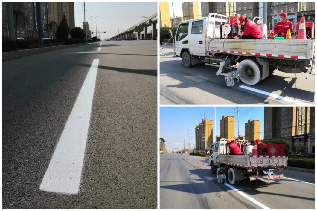 Truck-Mounted Road Line Airless Paint Sprayer with Airless Spraying Application